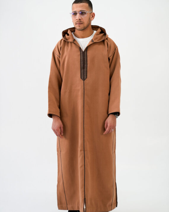 Camel Moroccan Djellaba