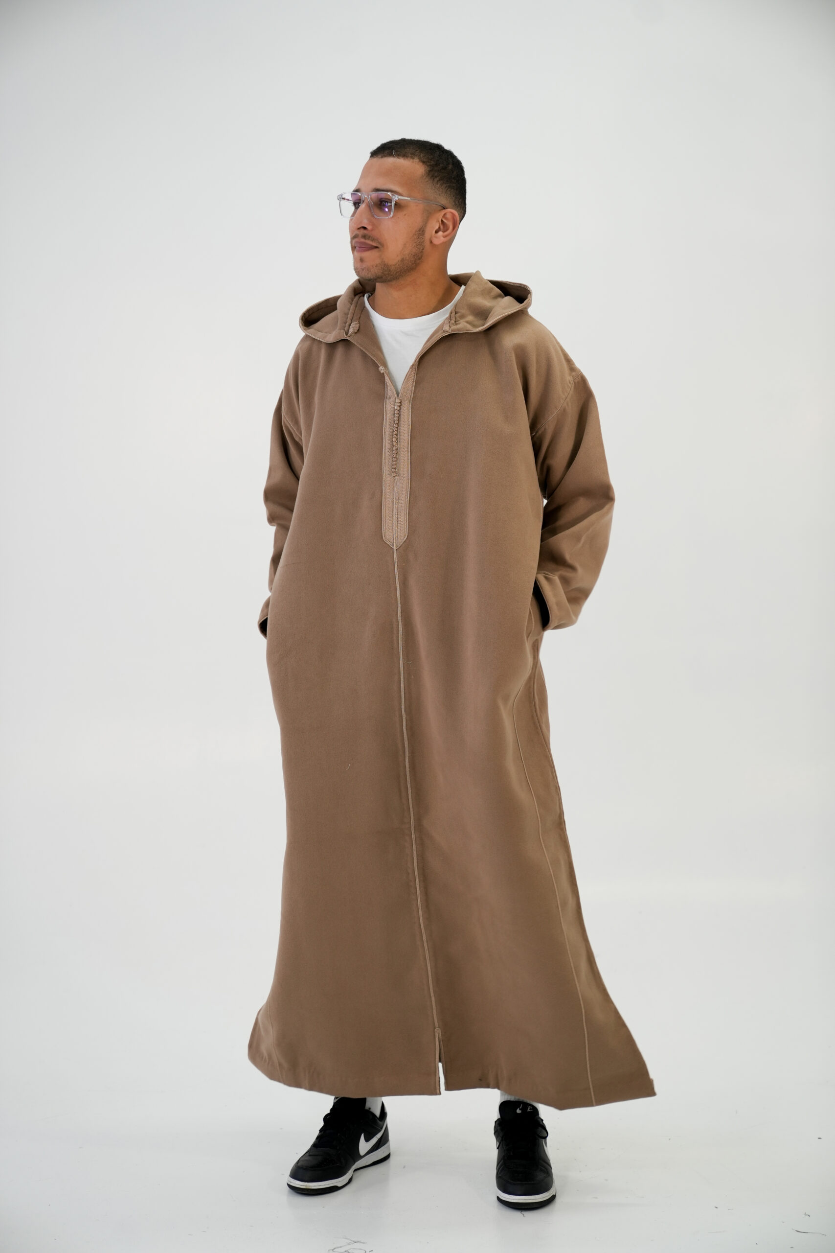 Beige Moroccan Djellaba